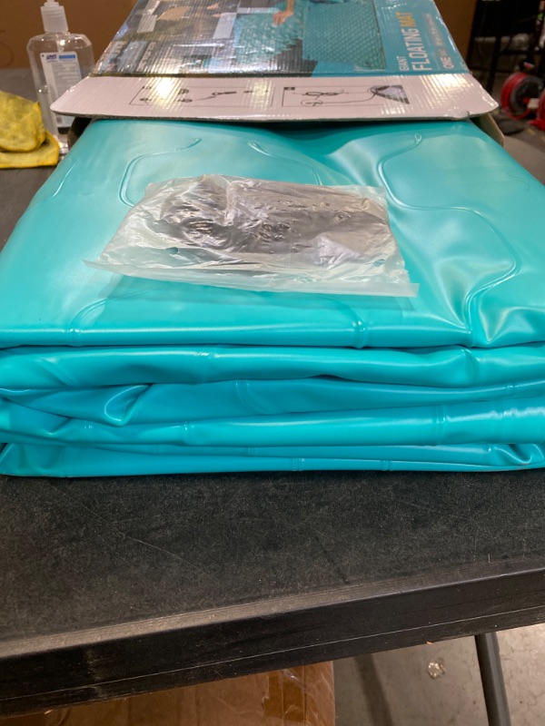 Photo 1 of Intex Giant Inflatable Floating Mat, 114" X 84", Blue 114 X 84" NEW 
