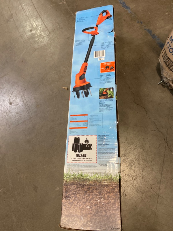 Photo 3 of Black+decker Lgc120 - 20V Max Lithium Garden Cultivator