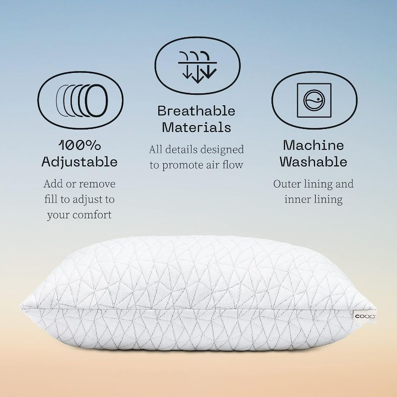 Photo 1 of Coop Home Goods Original Loft Pillow  Bed Pillows for Sleeping , Stomach and Side Sleeper Pillow NEW