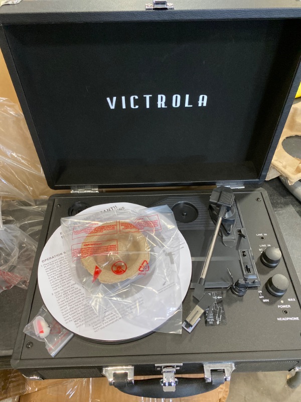 Photo 2 of Innovative Technology Victrola 3-Speed Stereo Portable Vintage Turntable NEW