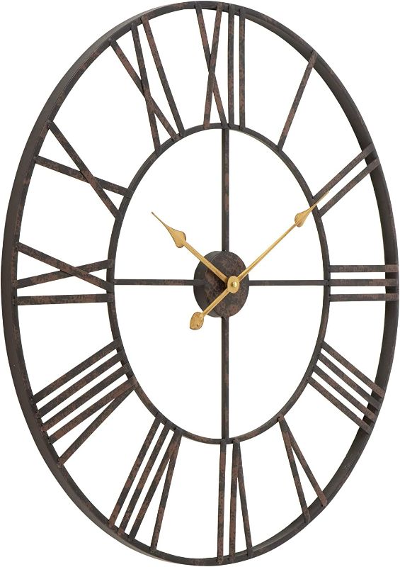 Photo 1 of G-LEAF 32" METAL WALL CLOCK (GREEN) NEW