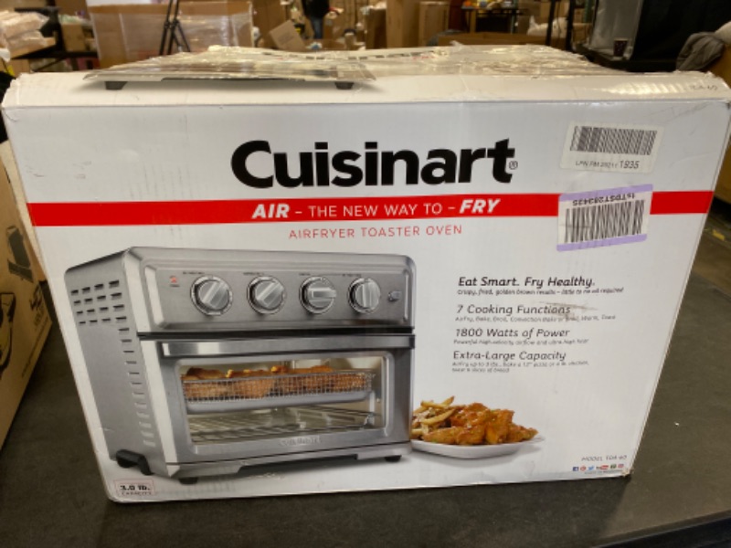 Photo 4 of Cuisinart AirFryer Toaster Oven - Stainless Steel 