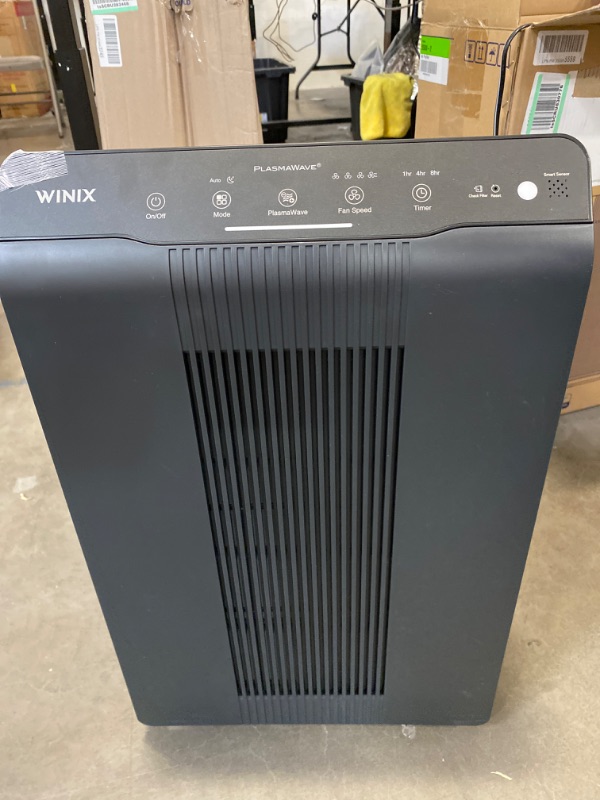 Photo 2 of Winix 5500-2 Air Purifier with True HEPA, PlasmaWave and Odor Reducing Washable AOC Carbon Filter Medium , Charcoal Gray NEW 
