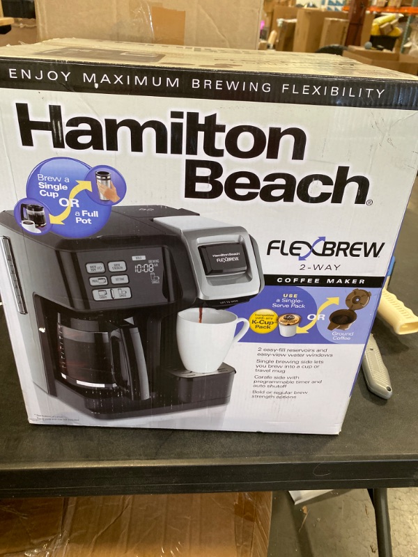 Photo 3 of Hamilton Beach FlexBrew Trio Coffee Maker 49954 NEW 