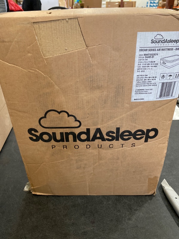 Photo 3 of Soundasleep Dream Series Air Mattress Queen Size 