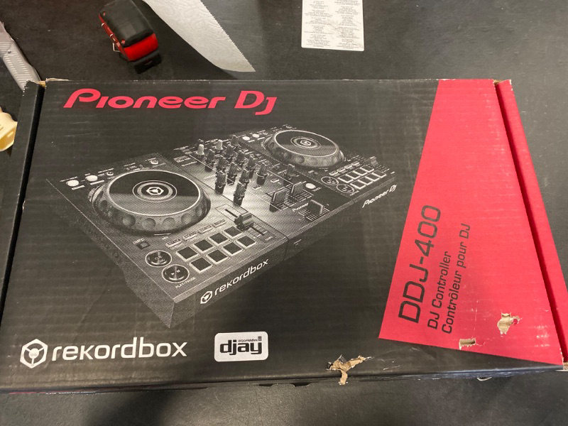 Photo 3 of PIONEER DJ DDJ-400 Two-Channel Compact Rekordbox DJ Controller 