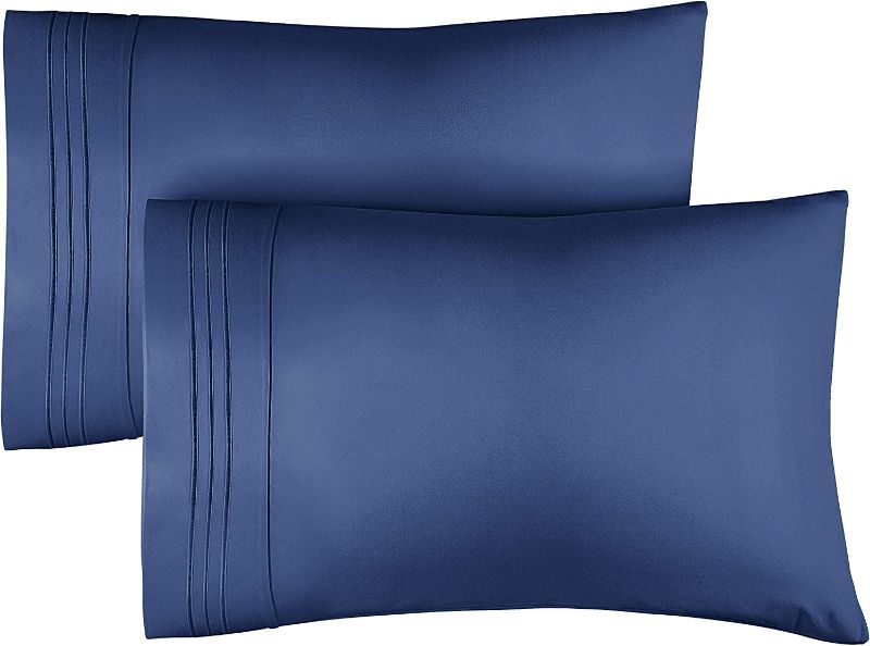 Photo 2 of HOdo Blue Queen Comforter Set, Cationic Dyeing with Pillow Sham(Queen, 88x88 inches, 3 Pieces), Queen Size Pillow Cases Set of 2, Mellanni 100% Queen Linen Sheets Set - Mint Linen Sheet Set NEW