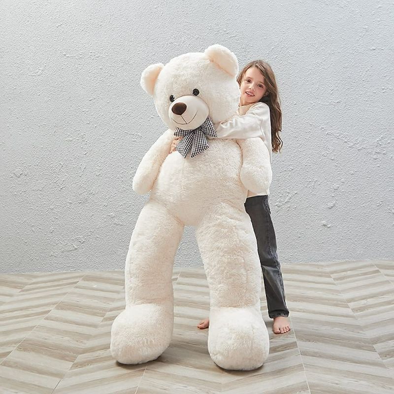 Photo 1 of MaoGoLan Life Size Giant Jumbo Teddy Bear 55 inch Big Stuffed Animals Chucky Plush Large Bear Gift for Girls Teens Boys Children Girlfriend Boyfriend Wife Gf NEW