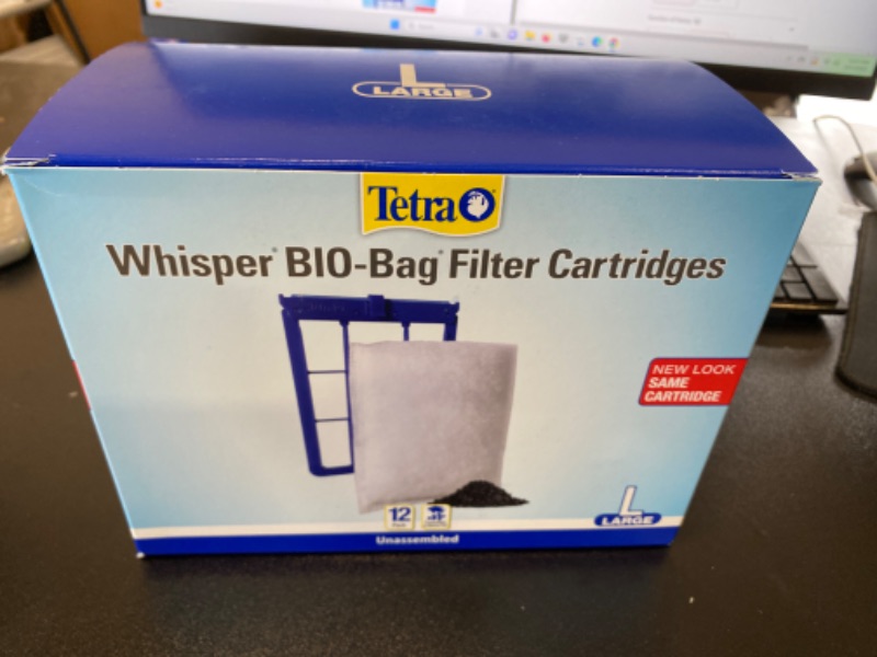 Photo 3 of Tetra Whisper Bio-Bag Filter Cartridges For Aquariums - Unassembled Large, 12-Count 12 Count - Original NEW 