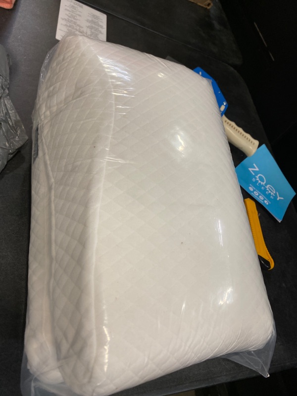 Photo 2 of ZAMAT Contour Memory Foam Pillow for Neck Pain Relief, (21*13*3.9 inches)