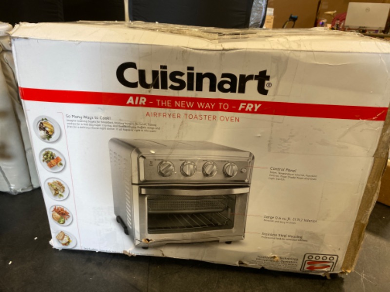 Photo 4 of Cuisinart AirFryer Toaster Oven - Stainless Steel - TOA-60TG 