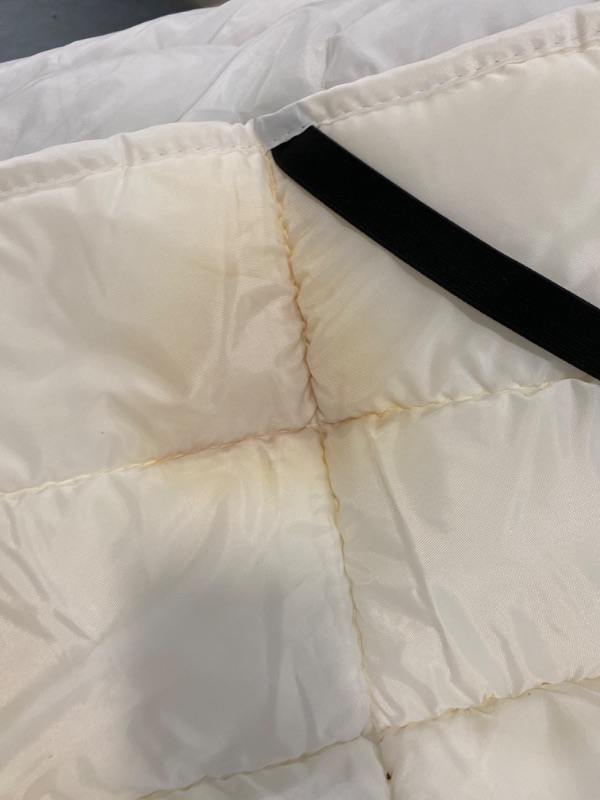 Photo 1 of Double Bolster Pet Bed | 54-Inch Dog Bed ideal for Giant Dog Breeds & fits 54-Inch Long Dog Crates White Fleece 54 in NEW