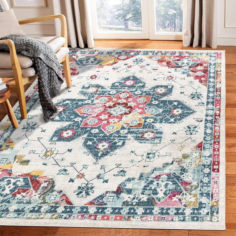 Photo 1 of Signature Loom Natalie Oriental Area Rugs, 6x9 - Persian Area Rugs for Living Room - Gorgeous Turkish Carpets and Rugs for Bedroom - Kashan/Heriz/Kirman/Tabriz/Turkish NEW