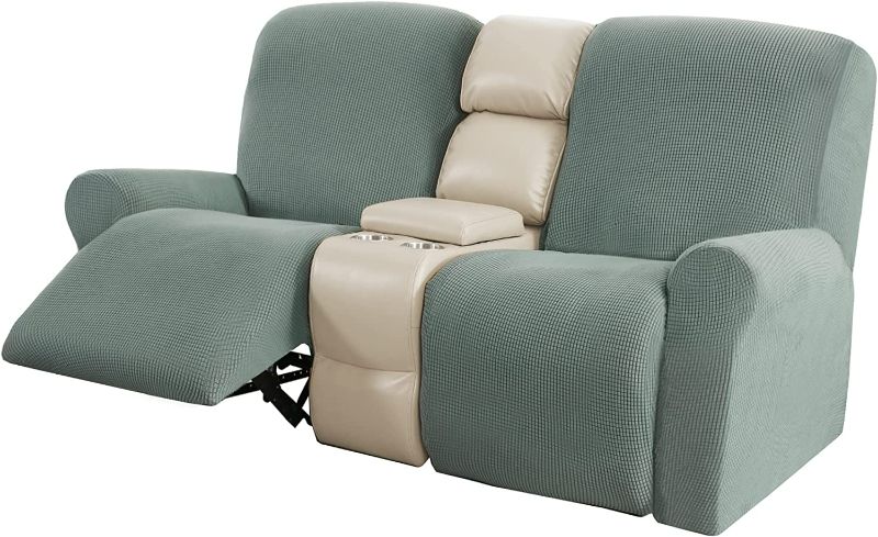 Photo 1 of H.VERSAILTEX Super Stretch Couch Covers Recliner Covers Recliner Chair Covers Form Fitted Standard / Oversized Power Lift Reclining Slipcovers, Feature Soft Thick Jacquard,Sand , 2 Pack