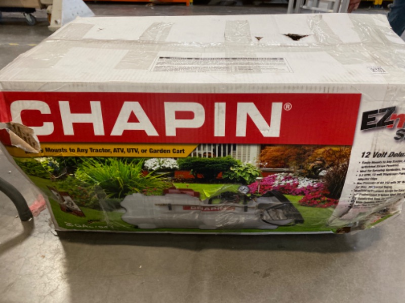 Photo 4 of Chapin International Chapin 97500E 25-Gallon, 12-Volt EZ Mount Dripless Deluxe Sprayer, Translucent White