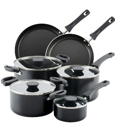 Photo 1 of Neat Nest Space Saving Aluminum Nonstick 10-Pc. Cookware Set NEW