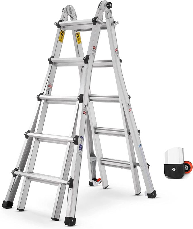 Photo 1 of Multi-Purpose Collapsible Ladder Extension with Two Wheels,  NEW 