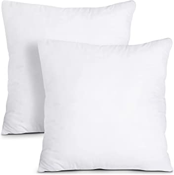 Photo 1 of 4 Pack Utopia Bedding Throw Pillows Insert (Pack of 4, White) - 22 x 22 Inches Bed and Couch Pillows - Indoor Decorative Pillows