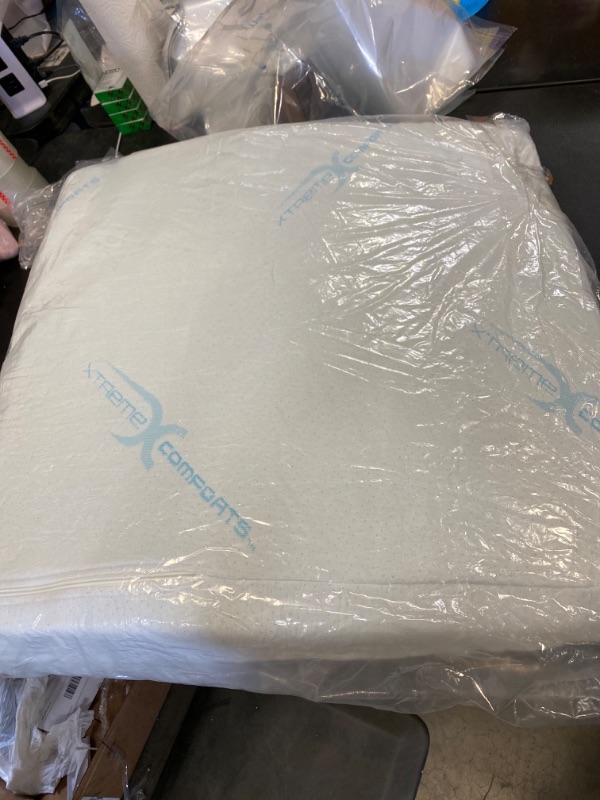 Photo 1 of Xtreme Comforts Wedge Pillow Bamboo Cover - Allergy-Friendly & Easy to Clean Cover - Fits Our (27 'x 25" x 7") Wedge Pillow - White 