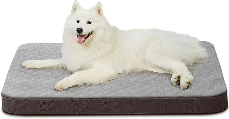 Photo 1 of Large Dog Bed Orthopedic Foam Dog Beds Mattress 40 inch Joint Relief Pet Sleeping Mat,Scratch Resistant,Non Slip Removable Washable Cover 

