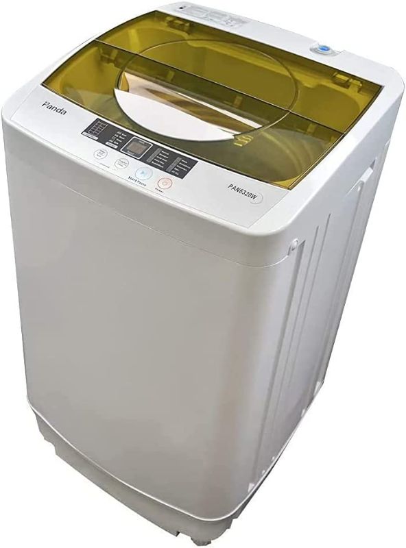 Photo 1 of Panda Portable Washing Machine 10lbs Capacity 10 Wash Programs 2 Built in Rollers/casters Compact Top Load Cloth Washer 1.34 Cu.ft 