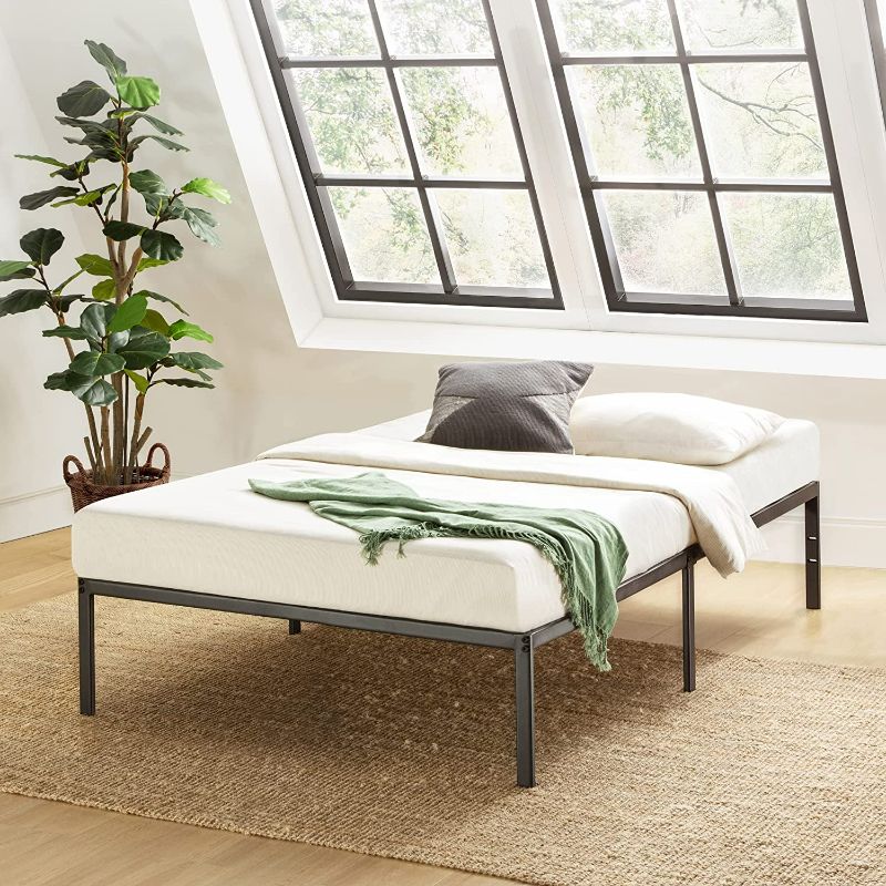 Photo 1 of 14-Inch Metal Platform Bed Frame Twin NEW 