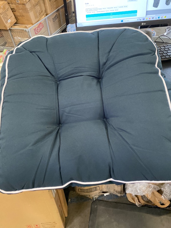Photo 2 of Blytieor Outdoor 3 Piece Settee Cushion Set, Patio Wicker Cushions 1 Loveseat Cushion & 2 U-Shape Cushion