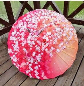 Photo 1 of 84CM Silk Umbrella Classical Dance Umbrella Chinese Style Ancient Parapluie NEW 