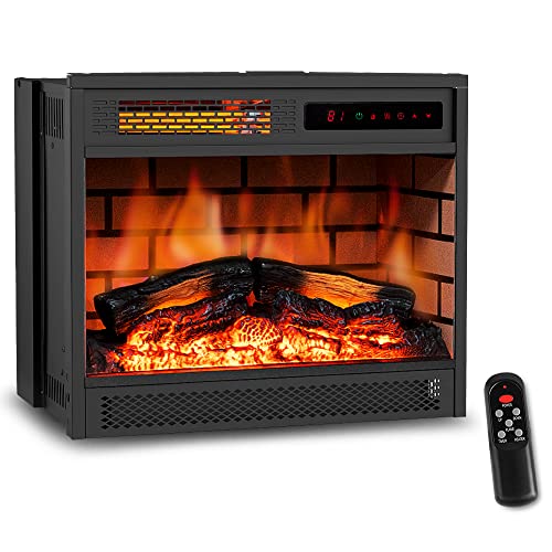 Photo 1 of LifePlus Electric Fireplace Insert Heater Embedded Wall Recessed W/ Remote Control for Indoor Home Decor, 22" 