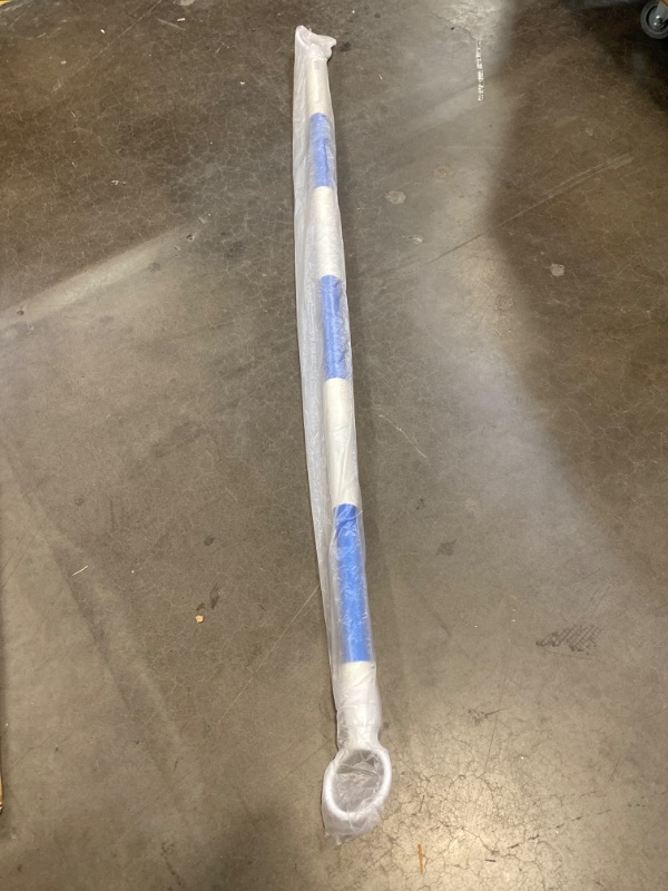 Photo 3 of Cortina Retractable Cone Bar, Extends 4' to 6', 03-829CB-B, White/Blue NEW 