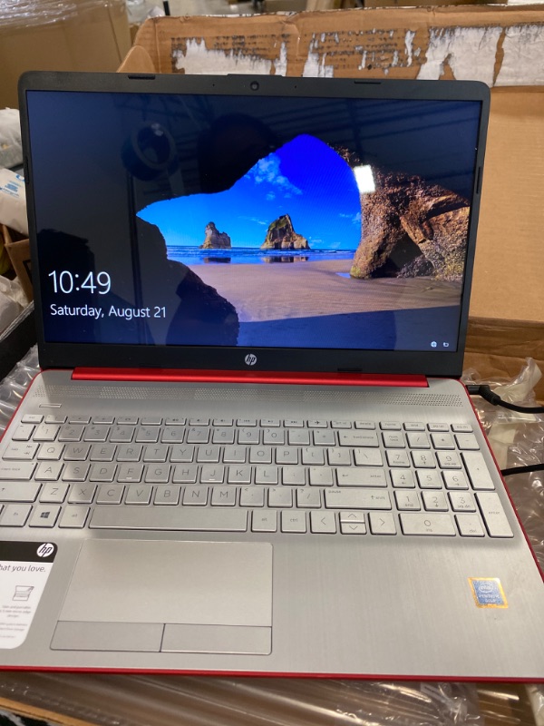 Photo 2 of HP 2020 15.6" HD Laptop Computer Scarlet Red NEW