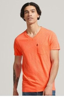 Photo 1 of Superdry Organic Cotton Pocket V-Neck Tee (XL) NEW 