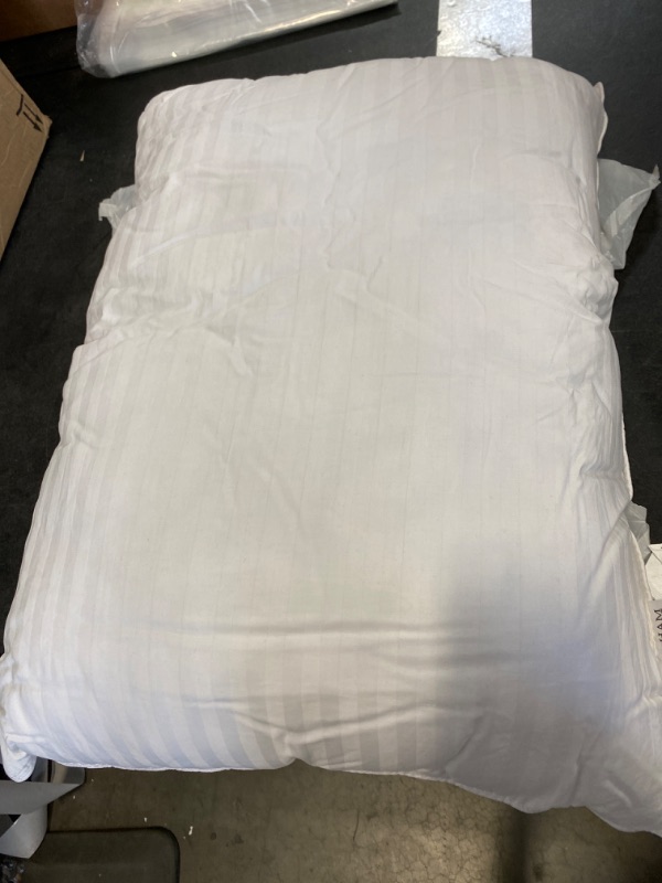 Photo 2 of Beckham Hotel Collection Bed Pillows Standard Set of 2 - Down Alternative Bedding Gel Cooling Pillow for Back, Stomach or Side Sleepers