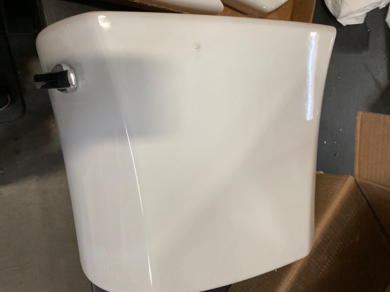 Photo 2 of KOHLER 4467-0 Wellworth 1.28 gpf Toilet Tank with Left-Hand Trip Lever, One Size, White One Size White NEW 
