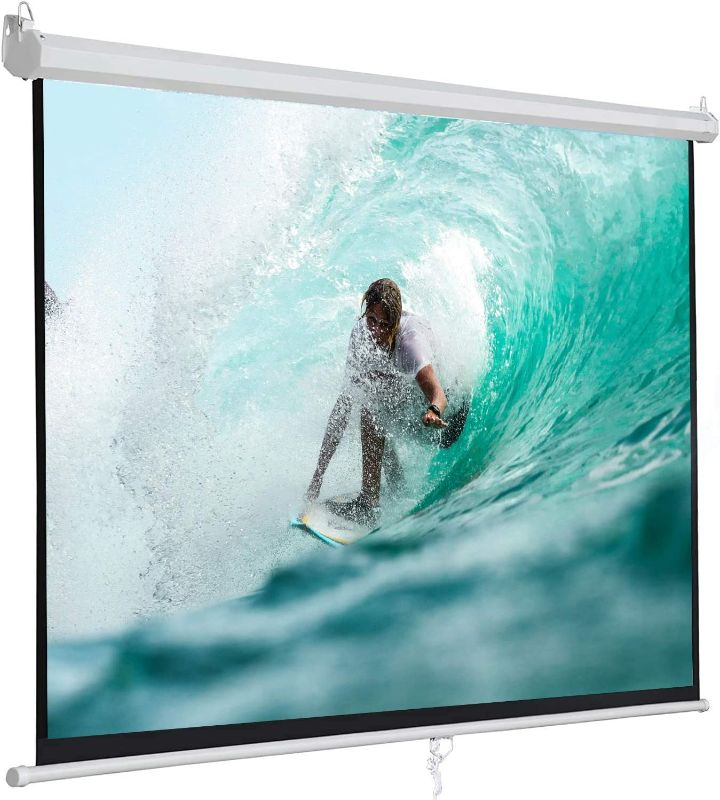 Photo 1 of 100'' 16:9 HD Projection Screen Foldable 