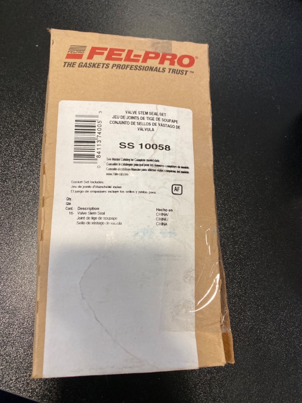 Photo 1 of FEL-PRO SS 10058 Valve Stem Seal Set NEW