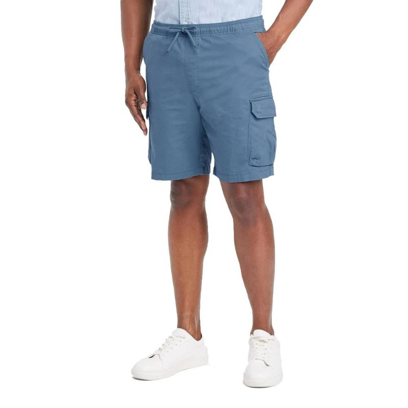 Photo 1 of Goodfellow & Co Men's 8" E-Waist Cargo Shorts - Small Blue NEW 