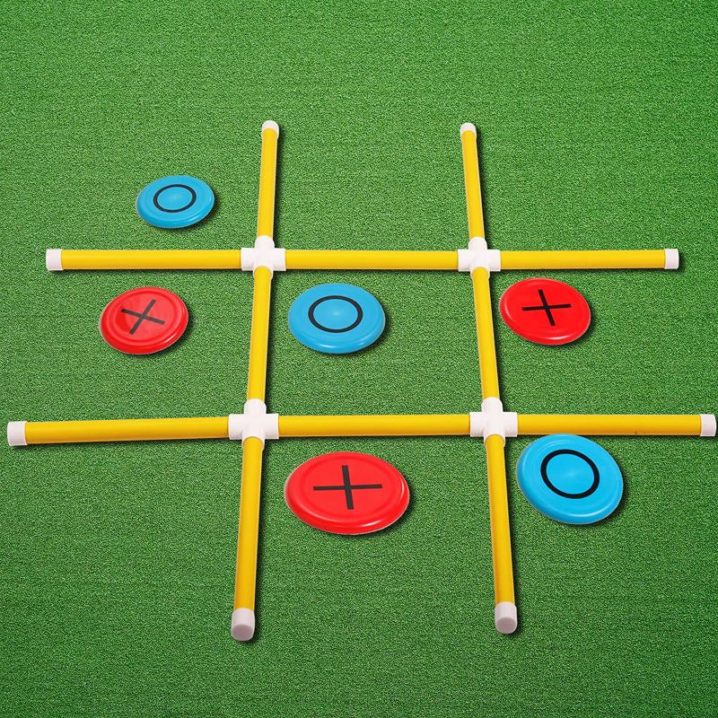 Photo 1 of OTTARO Giant Tic Tac Toe Game,Premium Portable PVC Framed Yard Toss Game,Outdoor Indoor Tic Tac Toe Game for Adults and Kids(4ft x 4ft)
