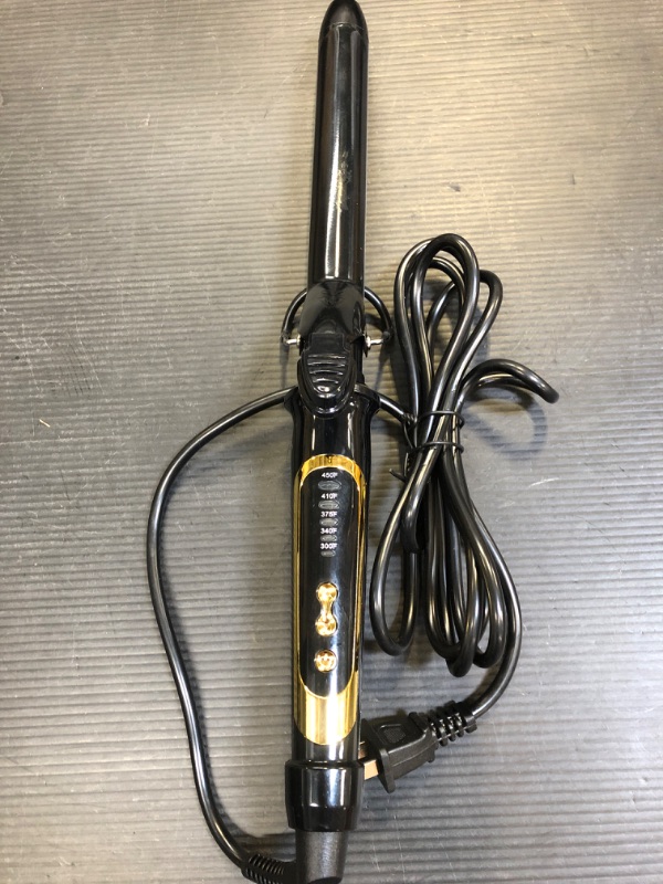 Photo 2 of abp Curling Iron with Ceramic Coating Barrel for Long/Medium Hair, Extra Long Barrel Curling Iron,Instant Heat up to 450°F.
