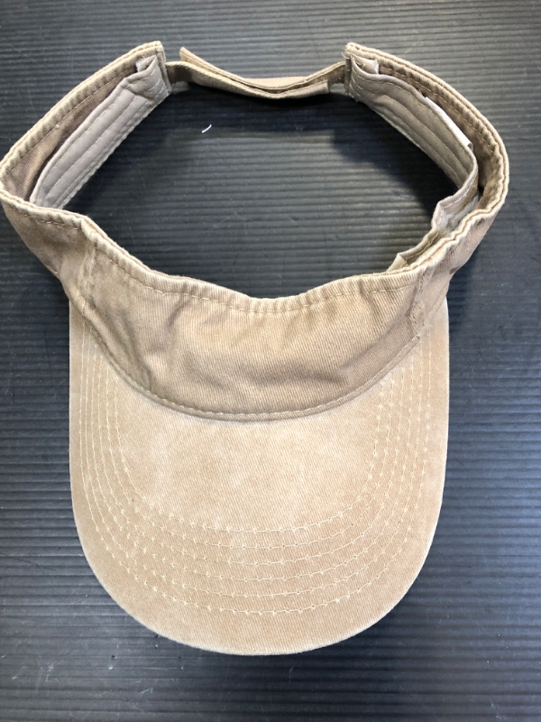 Photo 2 of ANDICEQY Sport Sun Visor Hats Adjustable Empty Top Baseball Cap Cotton Ball Caps for Women and Men
