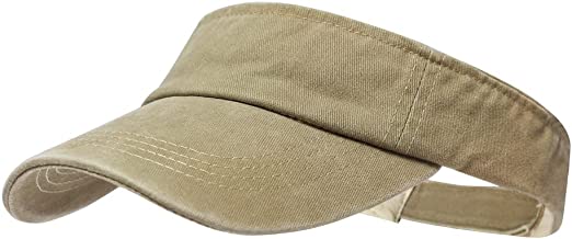 Photo 1 of ANDICEQY Sport Sun Visor Hats Adjustable Empty Top Baseball Cap Cotton Ball Caps for Women and Men
