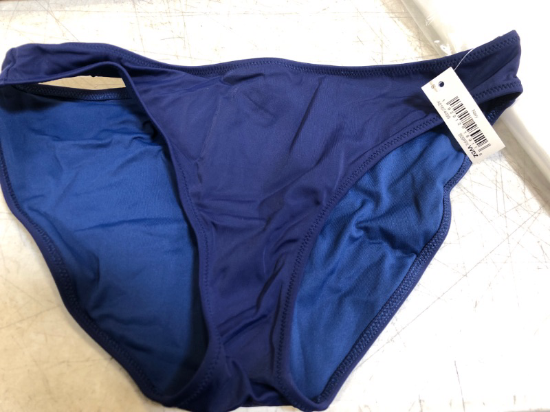 Photo 2 of Amazon Essentials Women's Classic Bikini Swimsuit Bottom SIZE Small Dark Navy