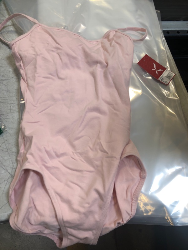Photo 2 of Capezio Women's Camisole Leotard with Adjustable Straps SIZE Small Pink