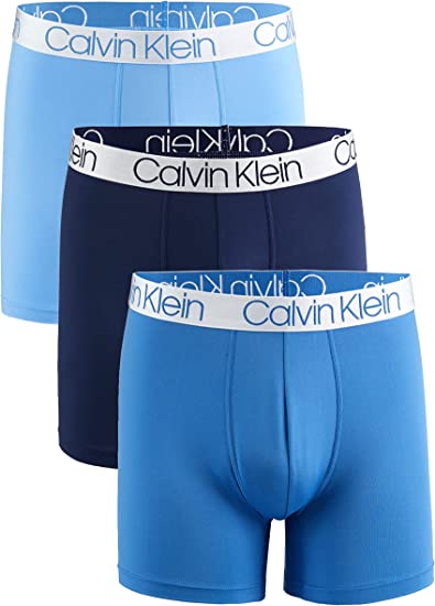 Photo 1 of Calvin Klein Men`s Microfiber Boxer Briefs Pack of 3 SIZE XL 