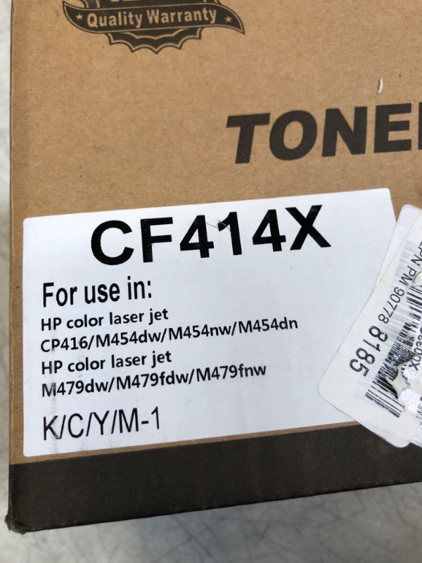 Photo 1 of TONER CARTRIDGE CF414X