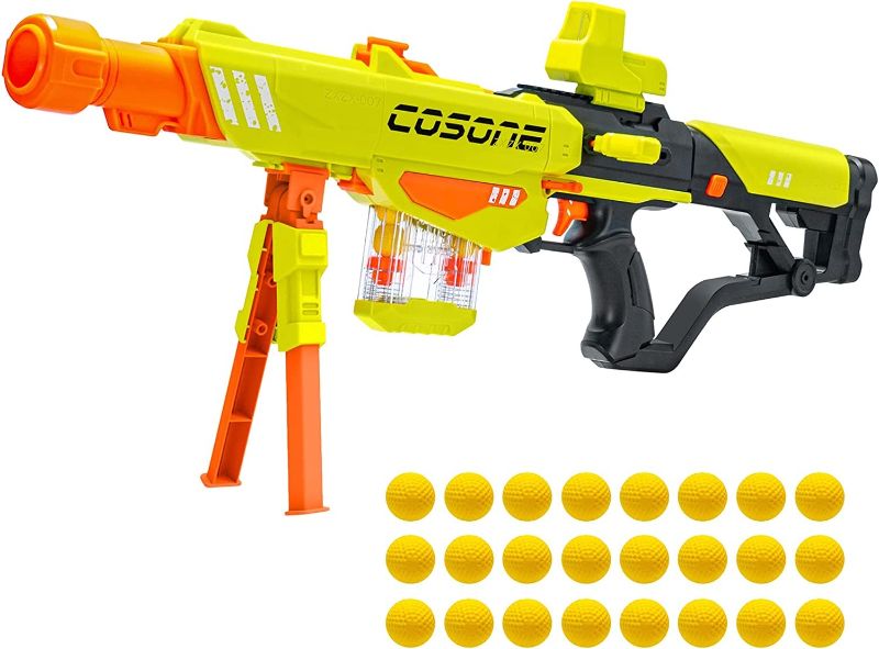 Photo 1 of Shooting Game Toy for Kids, cosone Upgraded Foam Bullet Blaster Toy for Boys with 24 Official Darts, Removable Stock and Barrel Extension, 6-Dart Clip, Great Gift for Children Over 6 Years Old