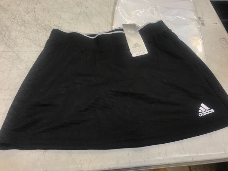 Photo 2 of adidas Women's Club Tennis Skirt SIZE Small Black/White