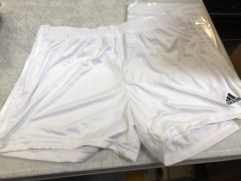 Photo 2 of adidas Women's Tastigo 19 Shorts SIZE XX-Large White/White