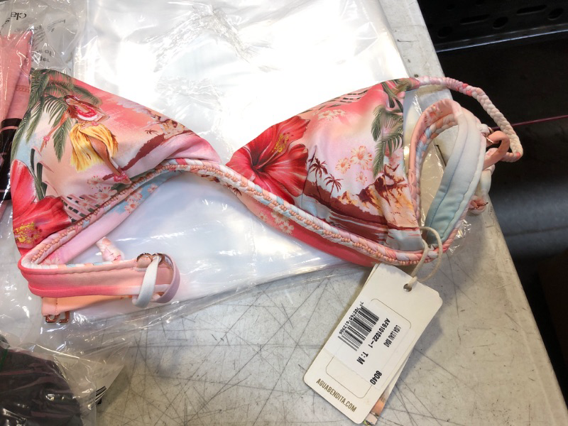 Photo 2 of AGUA BENDITA Women's Lisa Luau Bikini Top SIZE MEDIUM