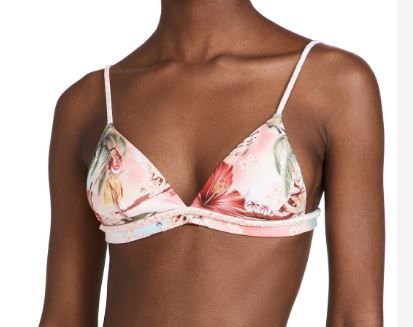 Photo 1 of AGUA BENDITA Women's Lisa Luau Bikini Top SIZE MEDIUM